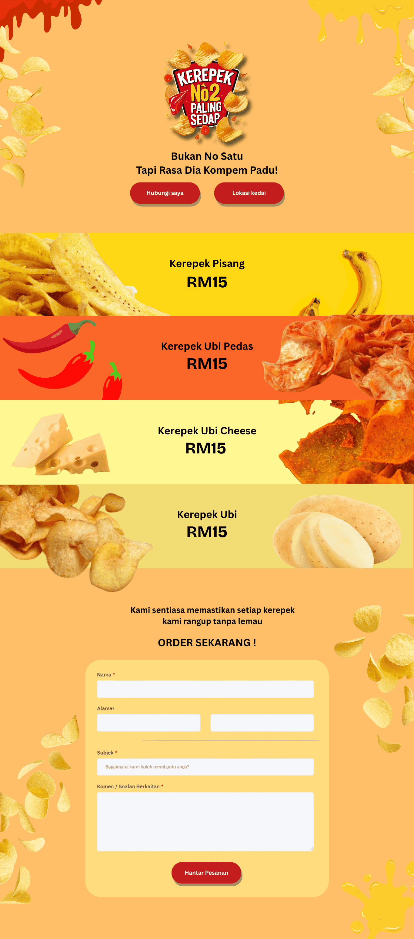 website murah - landing page