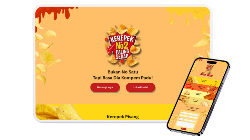 website murah - landing page