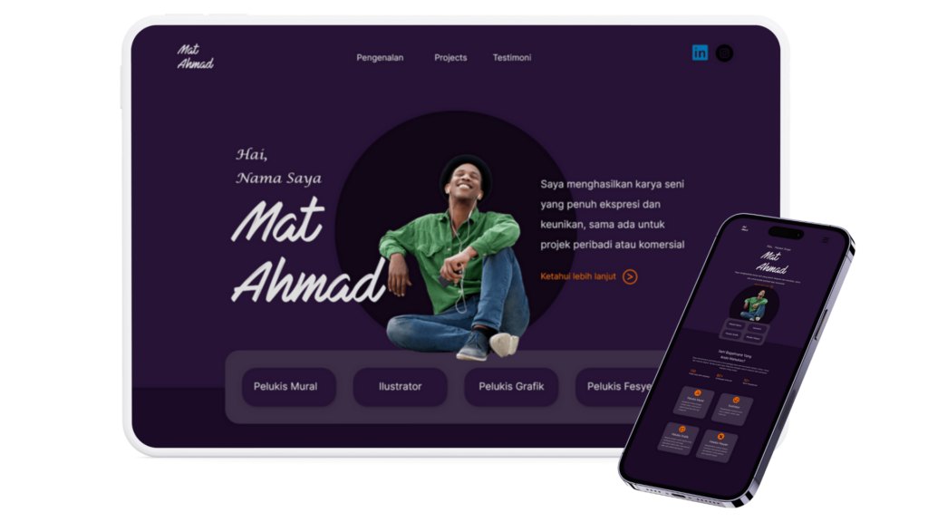 portfolio website - murah giler