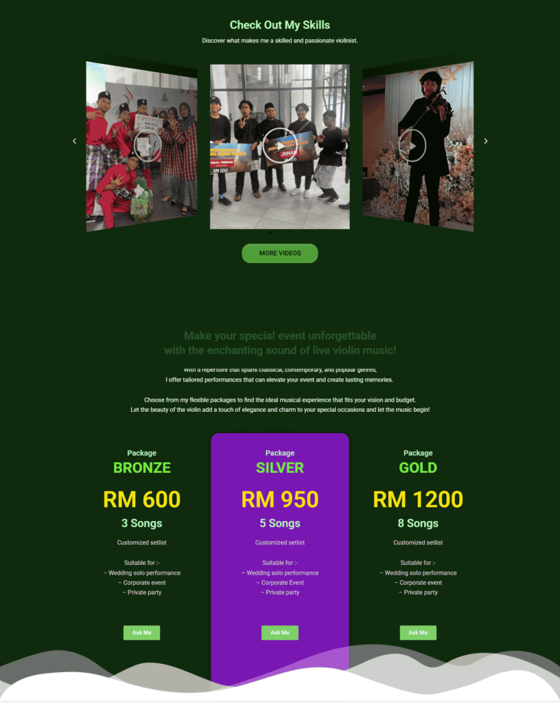 portfolio website - Farhanuddin 2